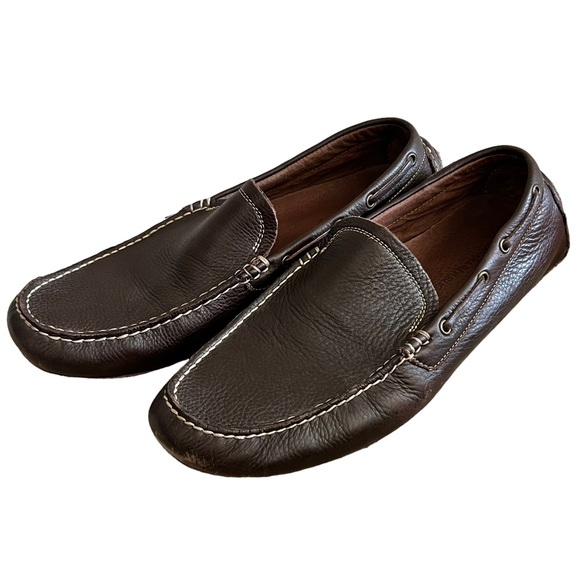 Banana Republic Other - Banana Republic Brown Leather Mens Slip On Loafers size 11